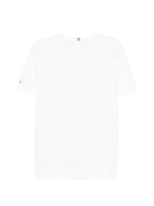 T-shirt uomo MC2 Saint Barth Portofino bianca con stampa MC2 SAINT BARTH | PORTOFINO07962L